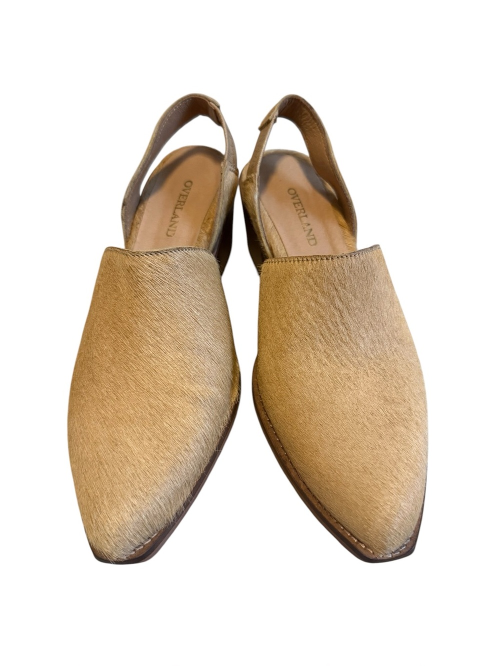 Overland Women's Gina Hair-On Calfskin Leather Mules Size 39/ US 9 - Picture 2 of 9